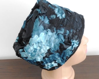 Felt hat, Nunofelt hat, felt handmade, eco-fiber Art