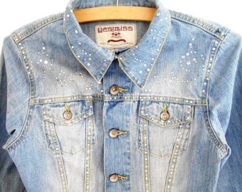 Veste en jean YESSIMISS, 100 % coton, taille M