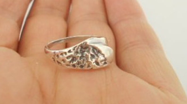 Silver Sterling Ring with Stamp 925 Vintage Silver Ring