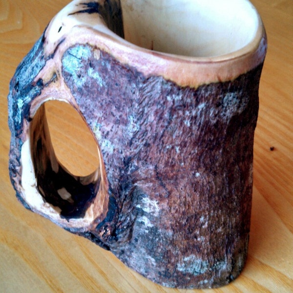 Handcrafted Natural Wooden Mug