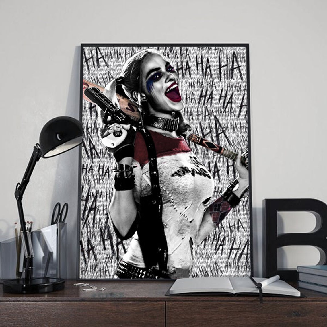 Harley Quinn Poster Etsy