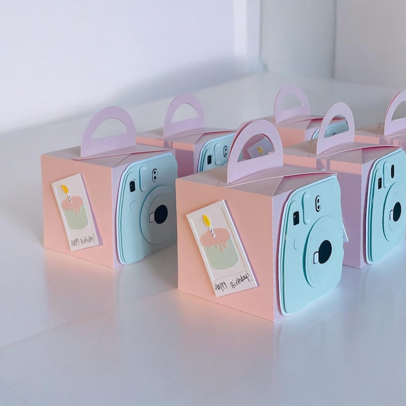 Instant Camera Favor Box: Birthday Party Treat Boxes - Etsy