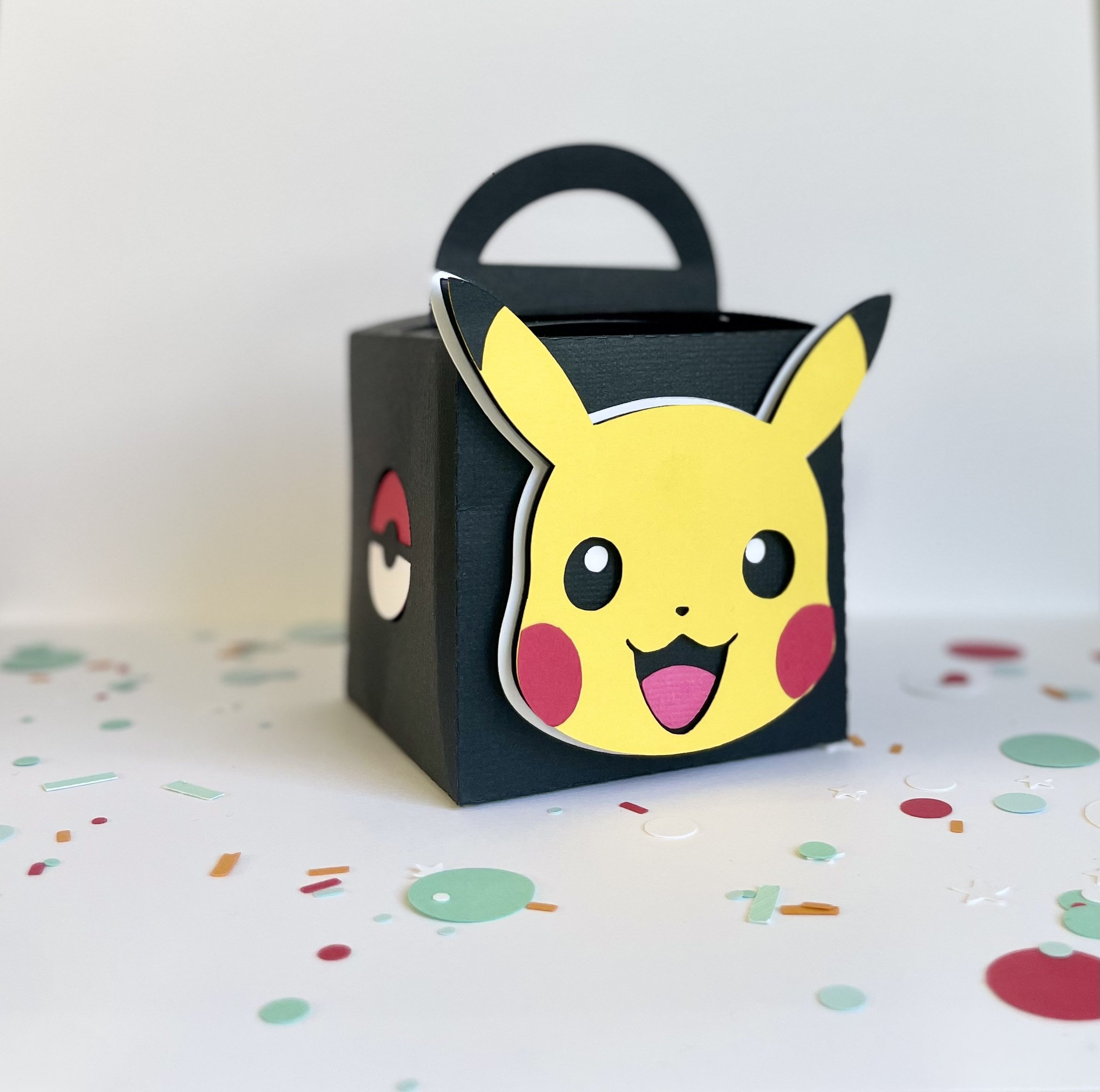 Pokemon Favor Box Pokemon Birthday Pikachu Bulbasaur Squirtle Charmander Pokeball Pokmon Pokemon Decorations