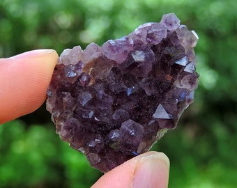 Amethyst Crystal  Sweden, 1.5" Inch 60 gm Raw Stone Store Shop  Specimen Mineral   Rocks & Geodes And  Display Birthday Gift