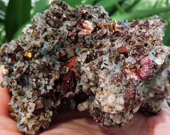 Bulgarian Mineral Cluster with Pyrite, Sphalerite, and Chlorite Specimen: A Stunning Mix of Rocks & Geodes