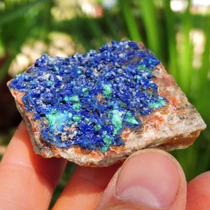 Blue Azurite Mineral from Morroco, 1.6 Inch 76gm Stone Raw Store Shop Rocks & Geodes image 2