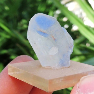Dumortierite Quartz Crystal  Brazil, 0.20" Inch 15gm Stone  Store Shop   Specimen  Rocks & Geodes And  Display Birthday Gift
