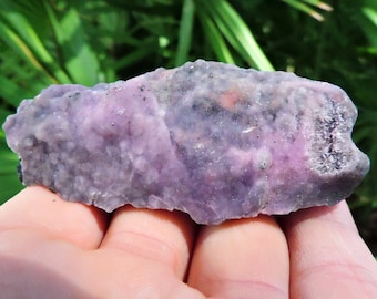 Stunning Purple Cobalt Aragonite Crystal from Spain - 2.8 Inches, 66g: Natural, Raw, and Perfect for Rock and Mineral Enthusiasts