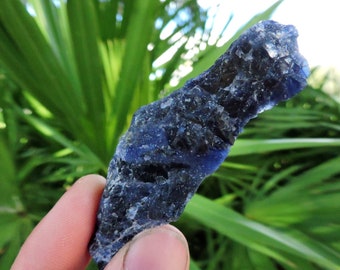 Exquisite A+ Grade Rough Sodalite Chunk from Brazil: Rich Blue Hues, 2.8" Inch 28 gm Stone Raw Store Shop  Rocks & Geodes Birthday Gift