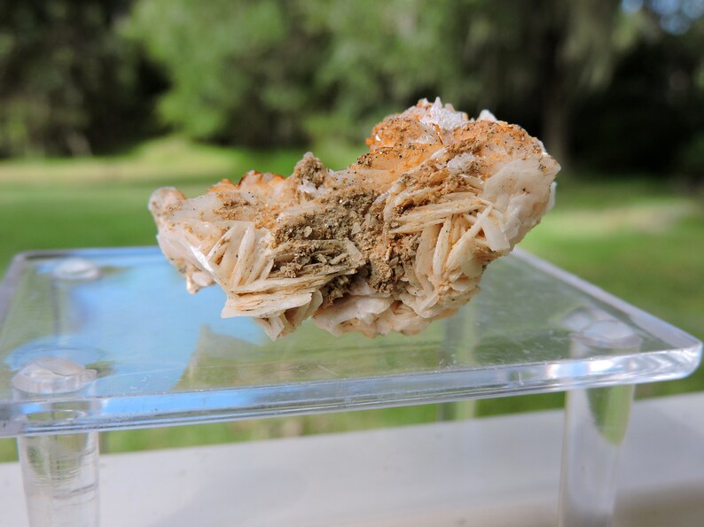 from Morocco Barite Natural Stone Crystals Gift Rock Raw Real Metaphysical Rare Shop Spiritual Specimen Store Birthday Vanadinite Stone