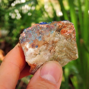 Blue Azurite Mineral from Morroco, 1.6 Inch 76gm Stone Raw Store Shop Rocks & Geodes image 4