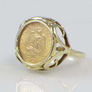1945 dos pesos ring - Etsy 日本