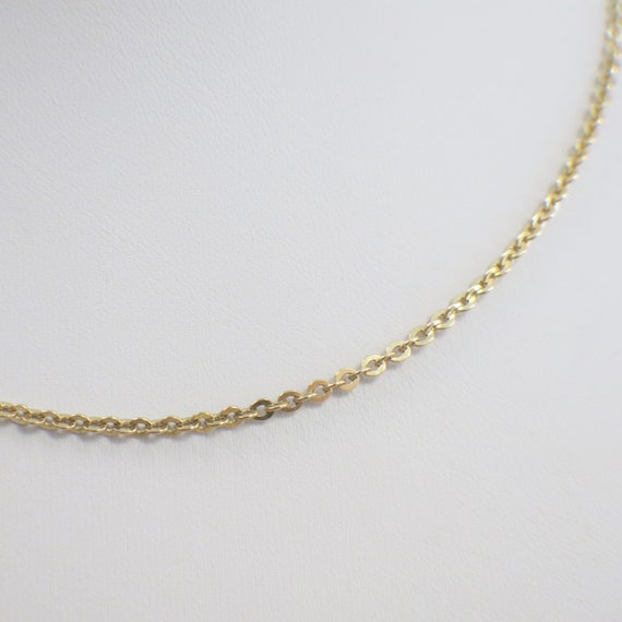 14k Yellow Gold Chain Necklace 20 Inches