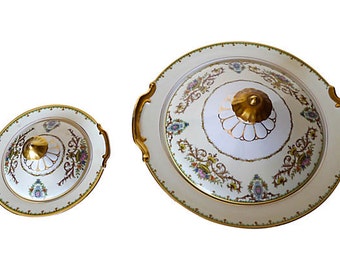 Excellent! SALE Org 75.00 Vintage Set of 7 Bread Plates Marked KPM Krister Germany