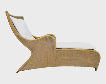 Lloyd Flanders Wicker Patio Chaise, Attributed 100 Miles from our zip code (06426) to your zip code Free Delivery Others Please Read