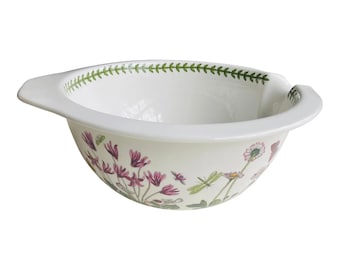 Portmeirion Botanic Garden "Rosa Canina" Large Mixing Bowl, FREE DOMESTIC SHIPPING!!!