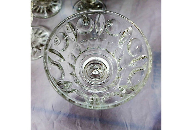 Vintage Set of 9 Clear Sherry /Wine Glasses Sterling Crystal Classique 3 X 4H Excellent image 3