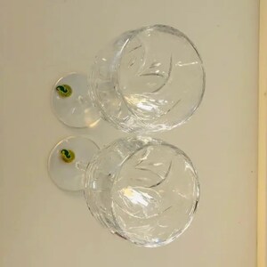 Waterford Crystal Lucerne Pattern Wine Glasses Set of 2, FREE DOMESTIC SHIPPING image 4