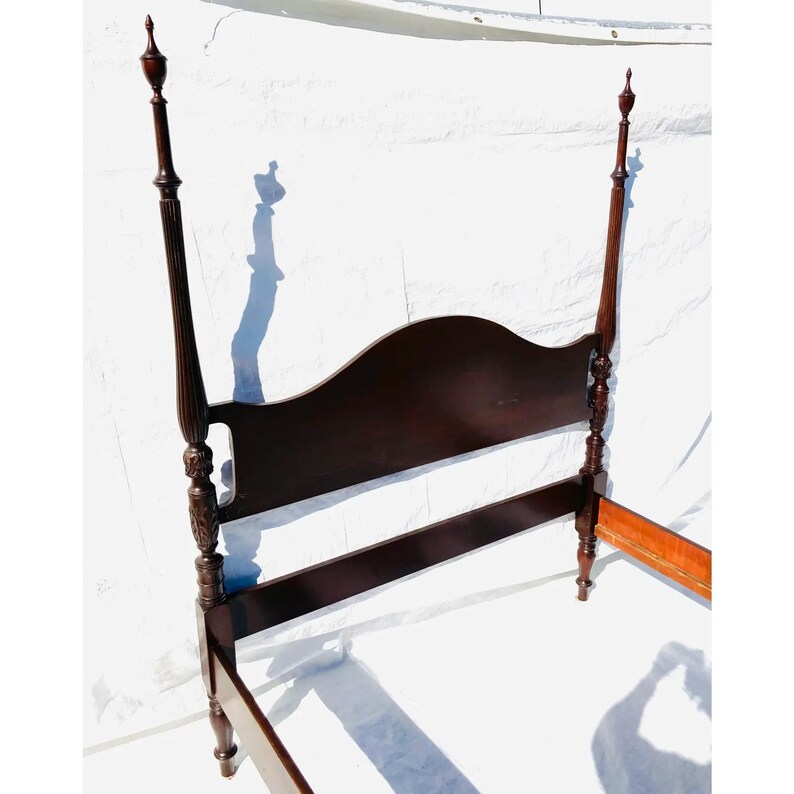 Vintage Drexel Mahogany 4post Full Size Bed150 Miles From Etsy