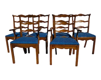 Timeless Statton Furniture Solid Cherry Set of 6 Dining Chairs,  Free Domestic Delivery!!!