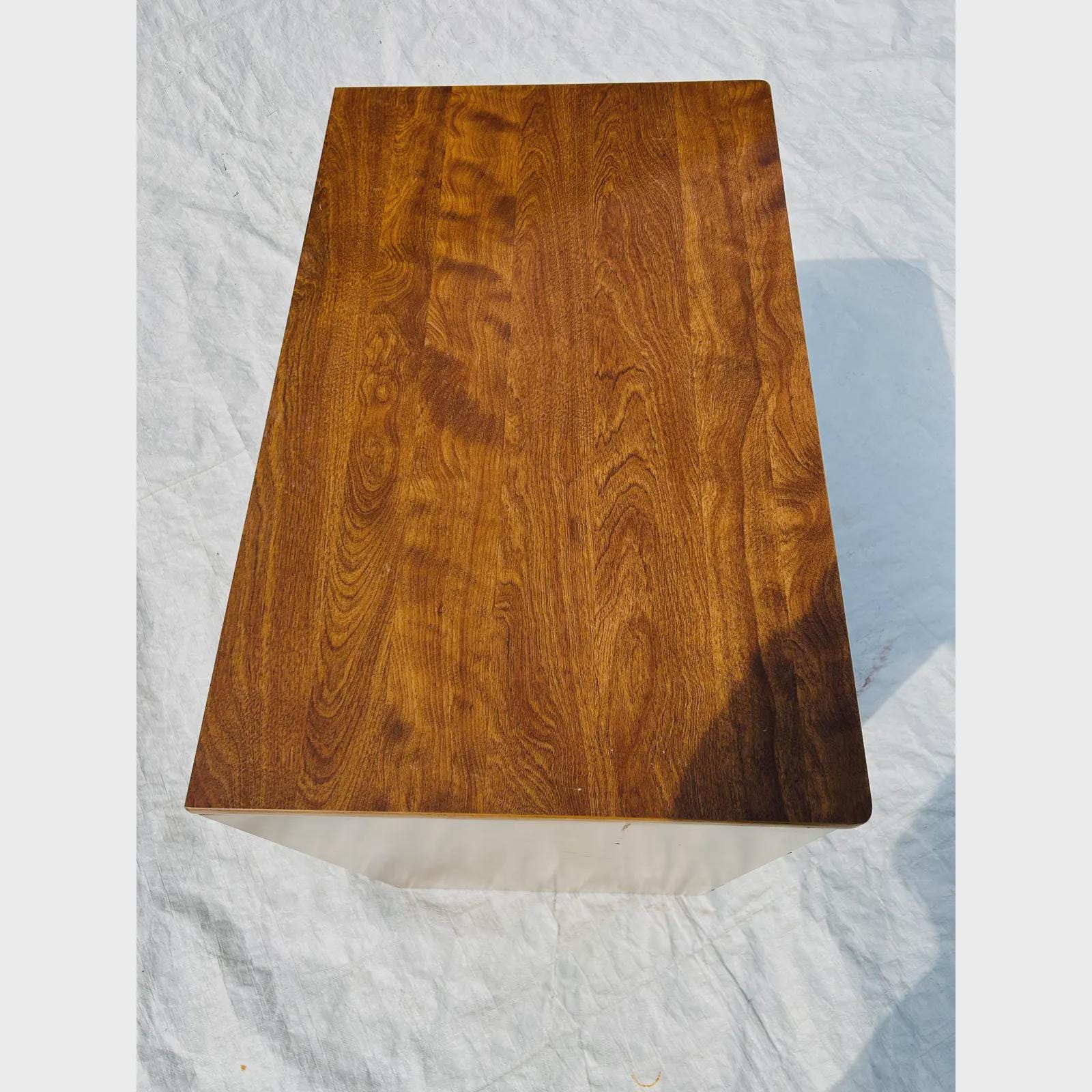 80's Vintage Ethan Allen Maple Nightstand / Bedside Table