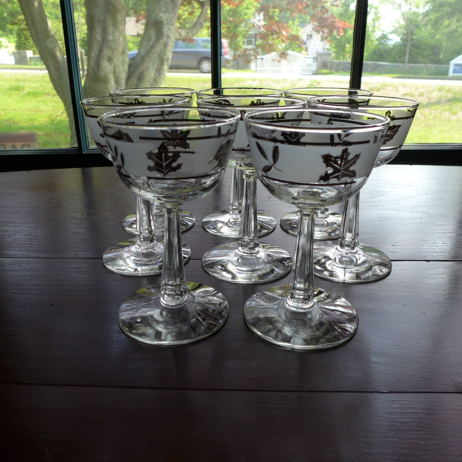 libbey wine glasses vintage