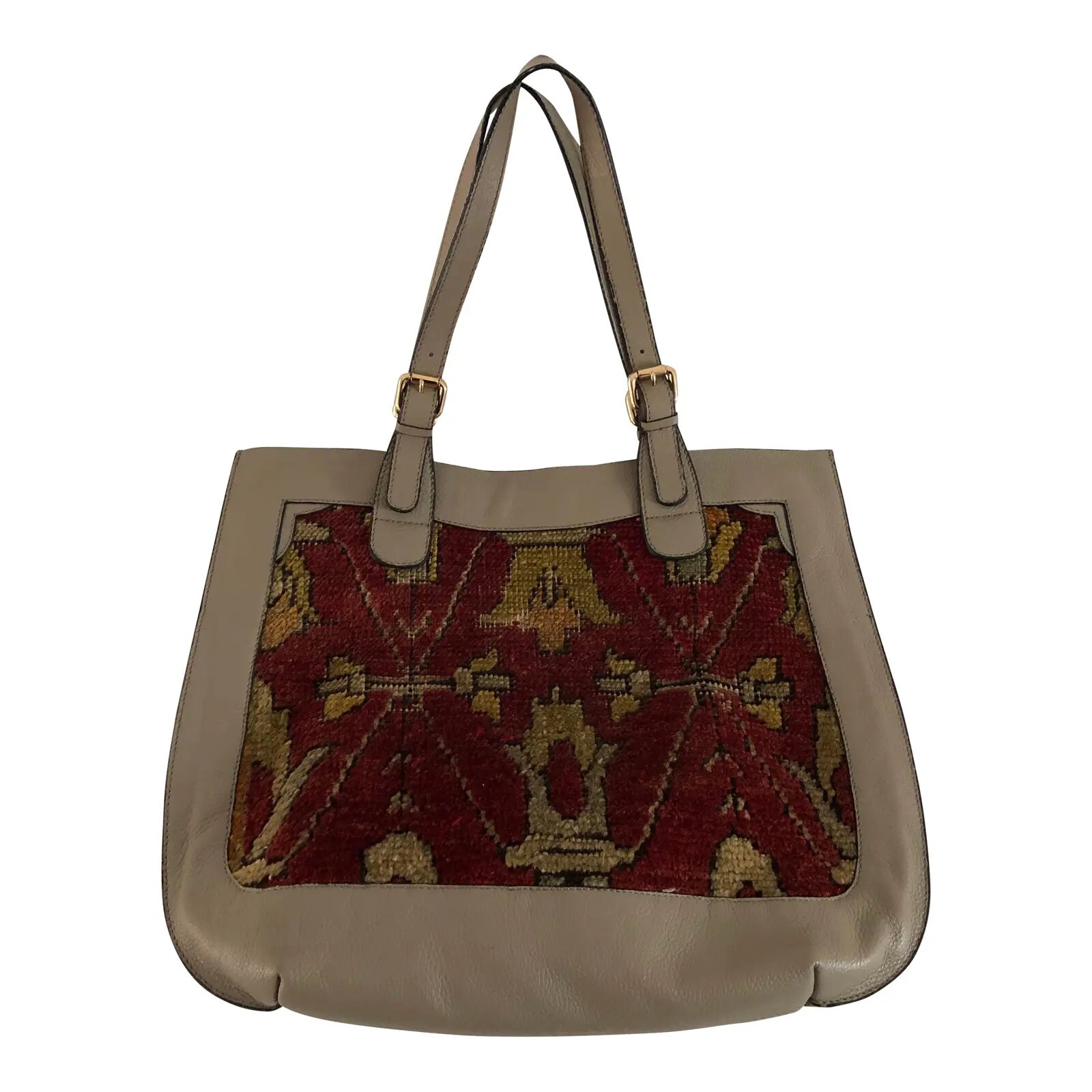 Prototype Fashion Shoulder Bag Antique Turkish Carpet Handmade, Free Domestic Shipping!!!