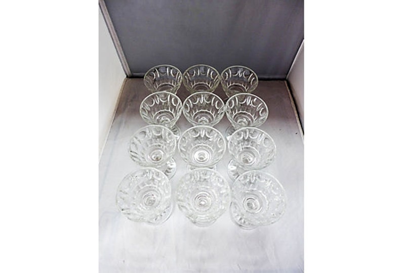 Vintage Set of 9 Clear Sherry /Wine Glasses Sterling Crystal Classique 3 X 4H Excellent image 2