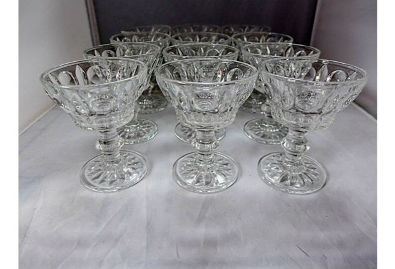 Vintage Set of 9 Clear Sherry /Wine Glasses Sterling Crystal Classique 3 X 4H Excellent image 1