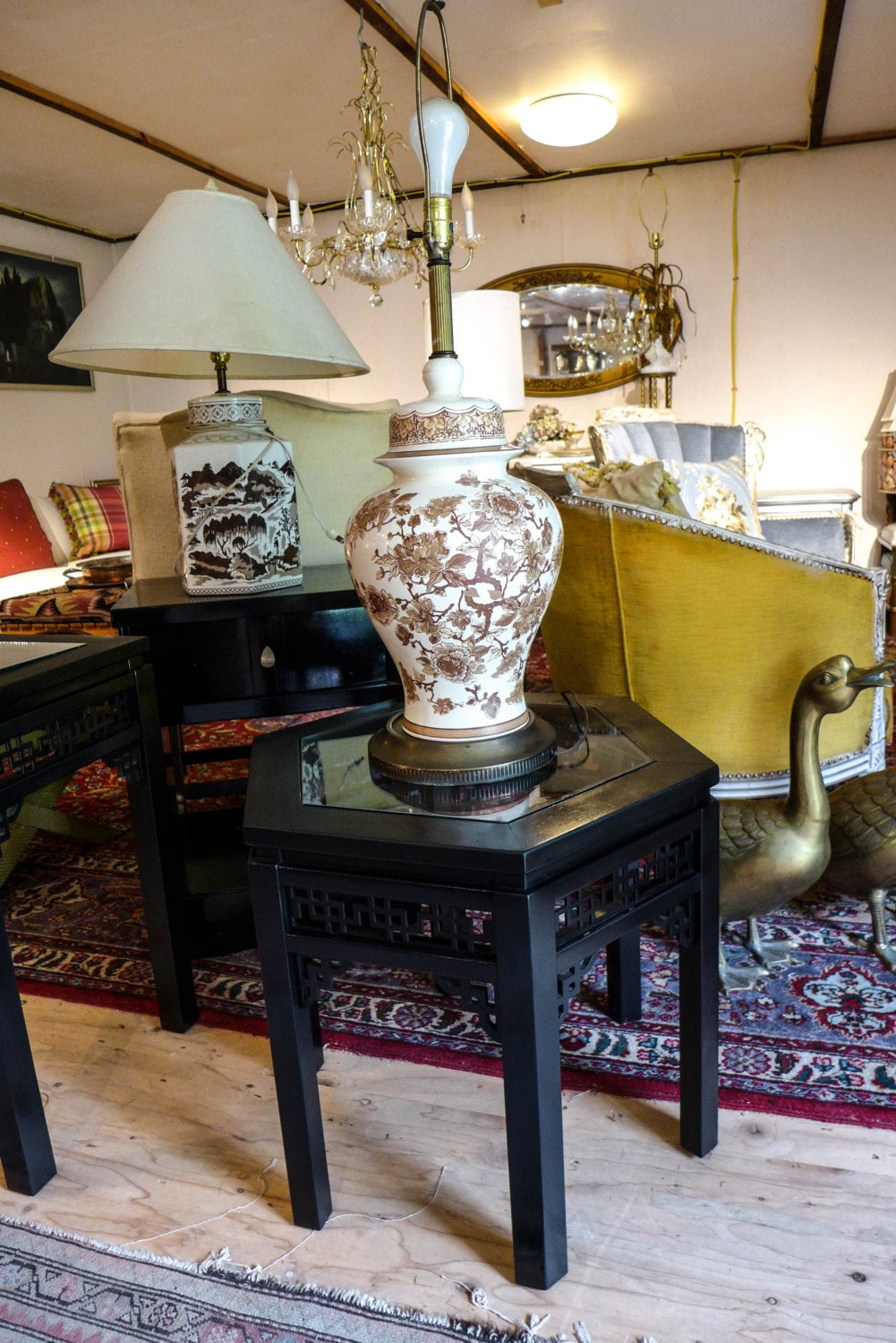 Oriental Table Lamp (no Shade) 36.5