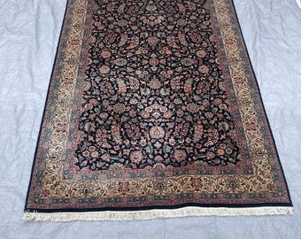 Estate Fine Low Pile Handmade Rug 55"W X 88"L , FREE DOMESTIC SHIPPING