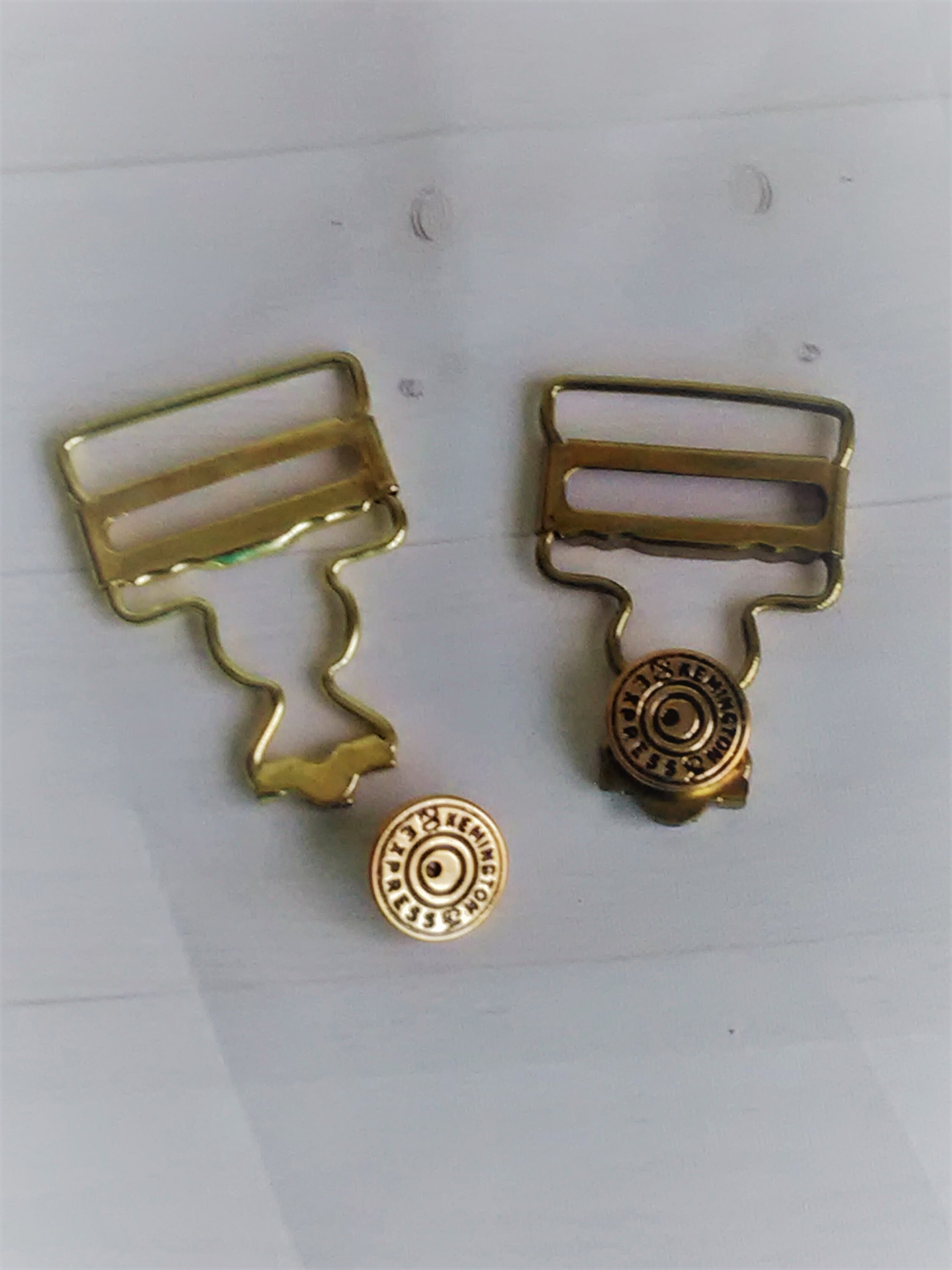 Small Brass Overall Buckle Set Including Buttons Etsy