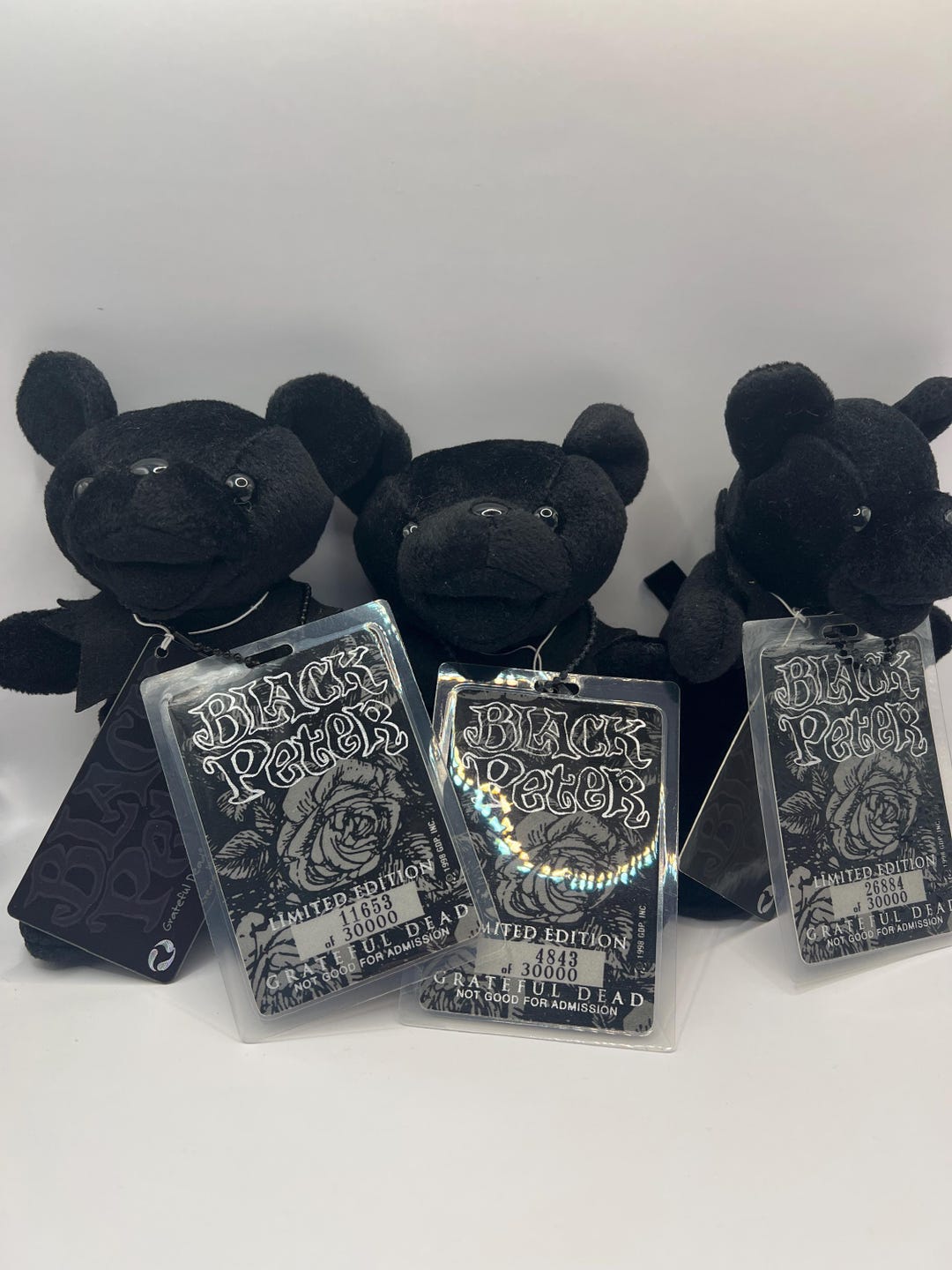 ぬいぐるみ Blackpeter;Grateful dead bear Grateful Dead 14” Plush Bear “Black Peter