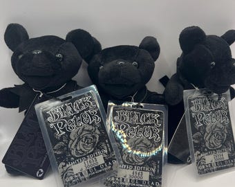 Black Peter Limited Edition Grateful Dead Bean Bear Black Peter Limited Edition Grateful Dead Bean Bear