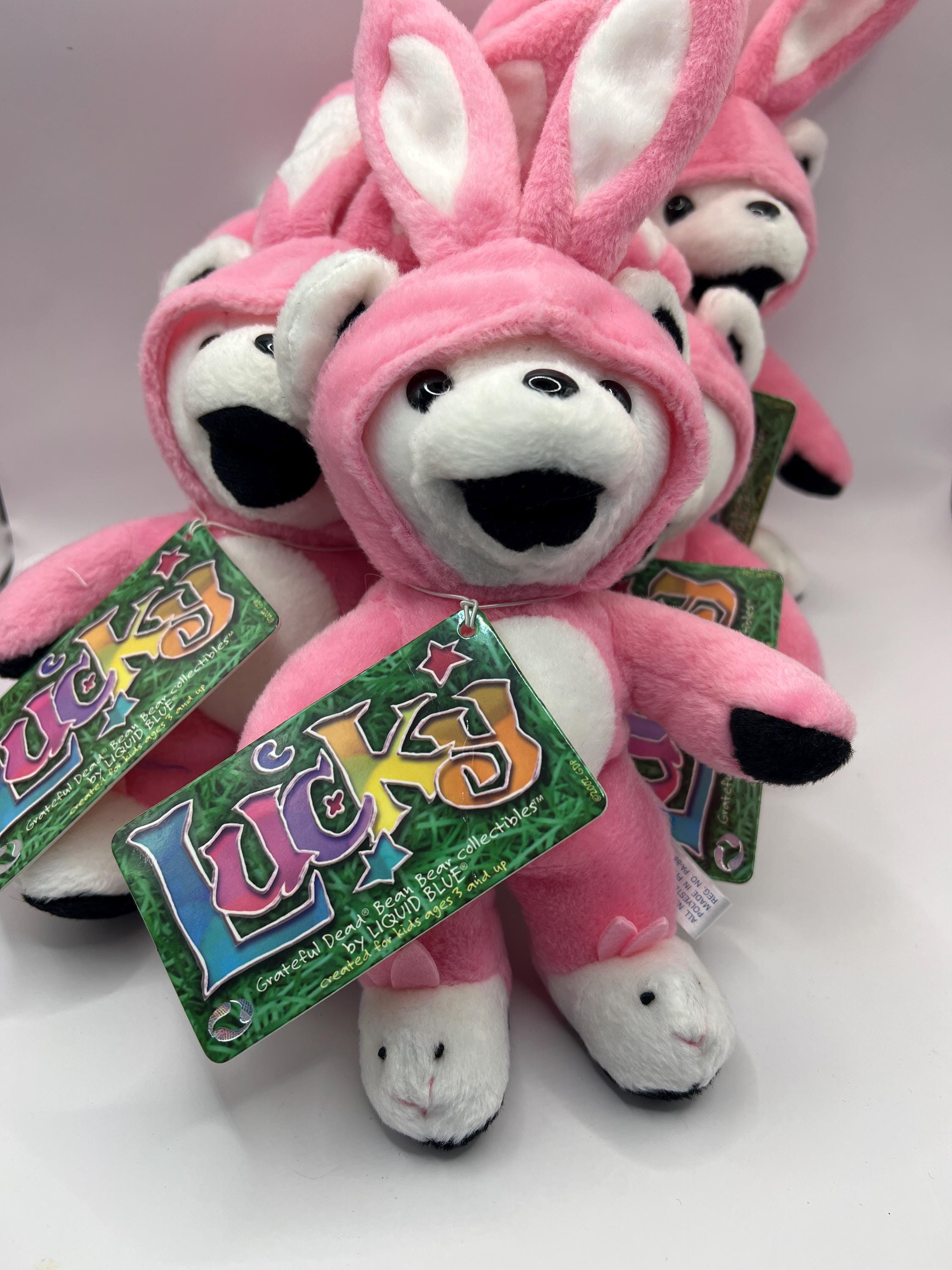 ぬいぐるみ Liberty;Grateful dead bear Liquid Blue Fifth Edition Plush Bears, Beanie Bear, Grateful