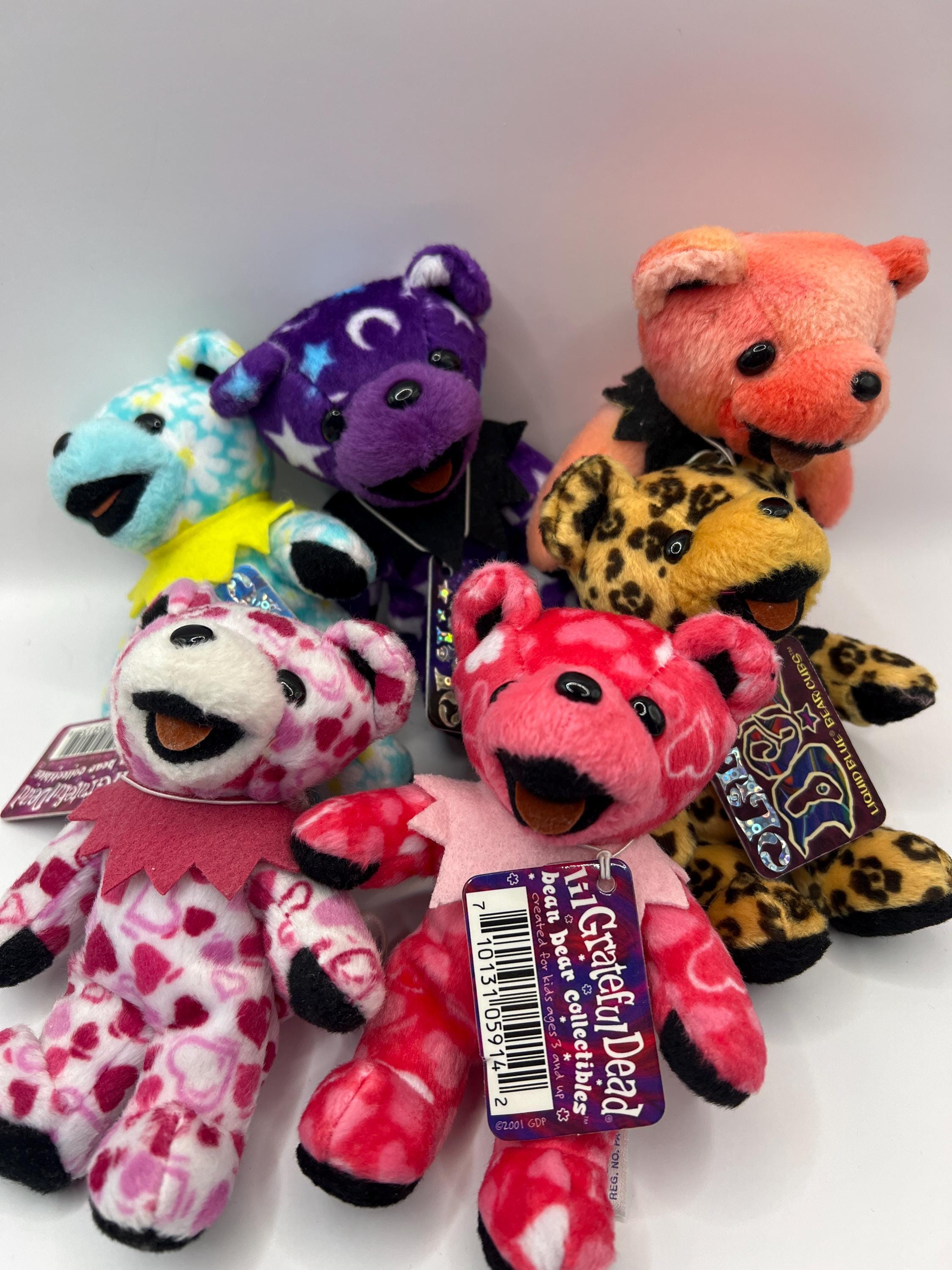 Lil Bears Limited Edition Grateful Dead Bean Bear Lil Bears Limited Edition Grateful Dead Bean Bear