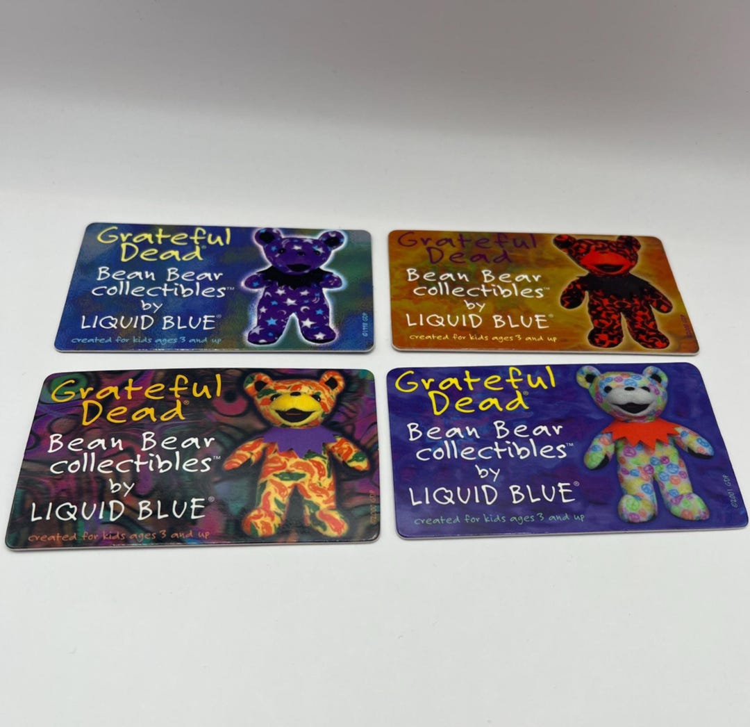 Grateful Dead Bean Bear Collectibles by Liquid Blue Promotional