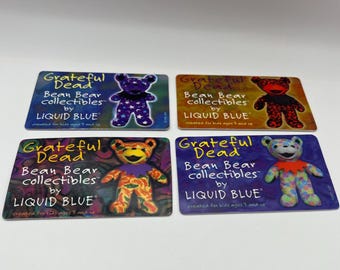 Grateful Dead Bean Bear Collectibles by Liquid Blue Promotional Cards