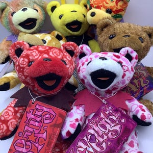 Edition 6 Grateful Dead Bean Bear Liquid Blue Beauty Big Boss Man California Iris King Bee Lazy Lightning Lovelight Mexicali Mr Fantasy