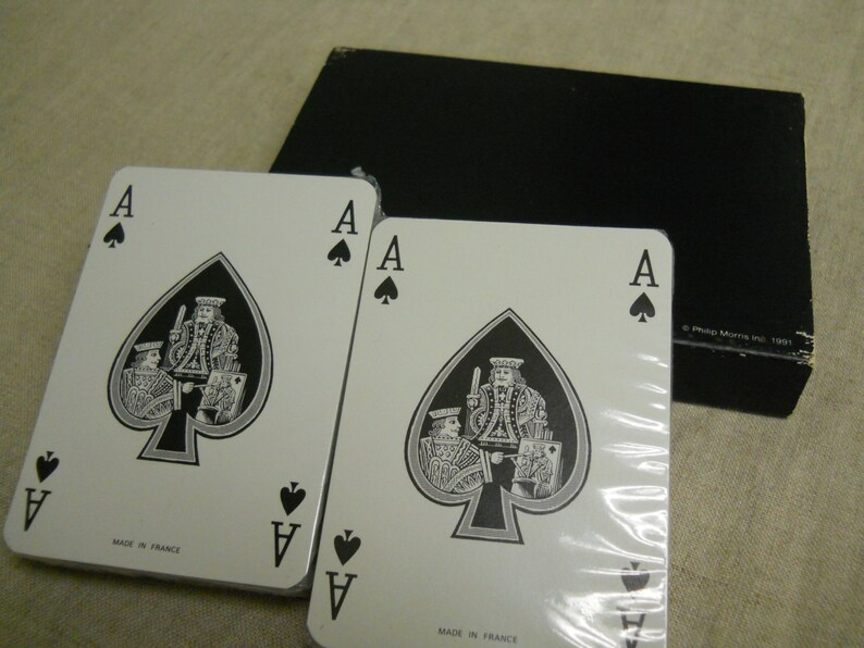 Marlboro Wild West Playing Cards Set Of 2 Decks Philip Morris Etsy