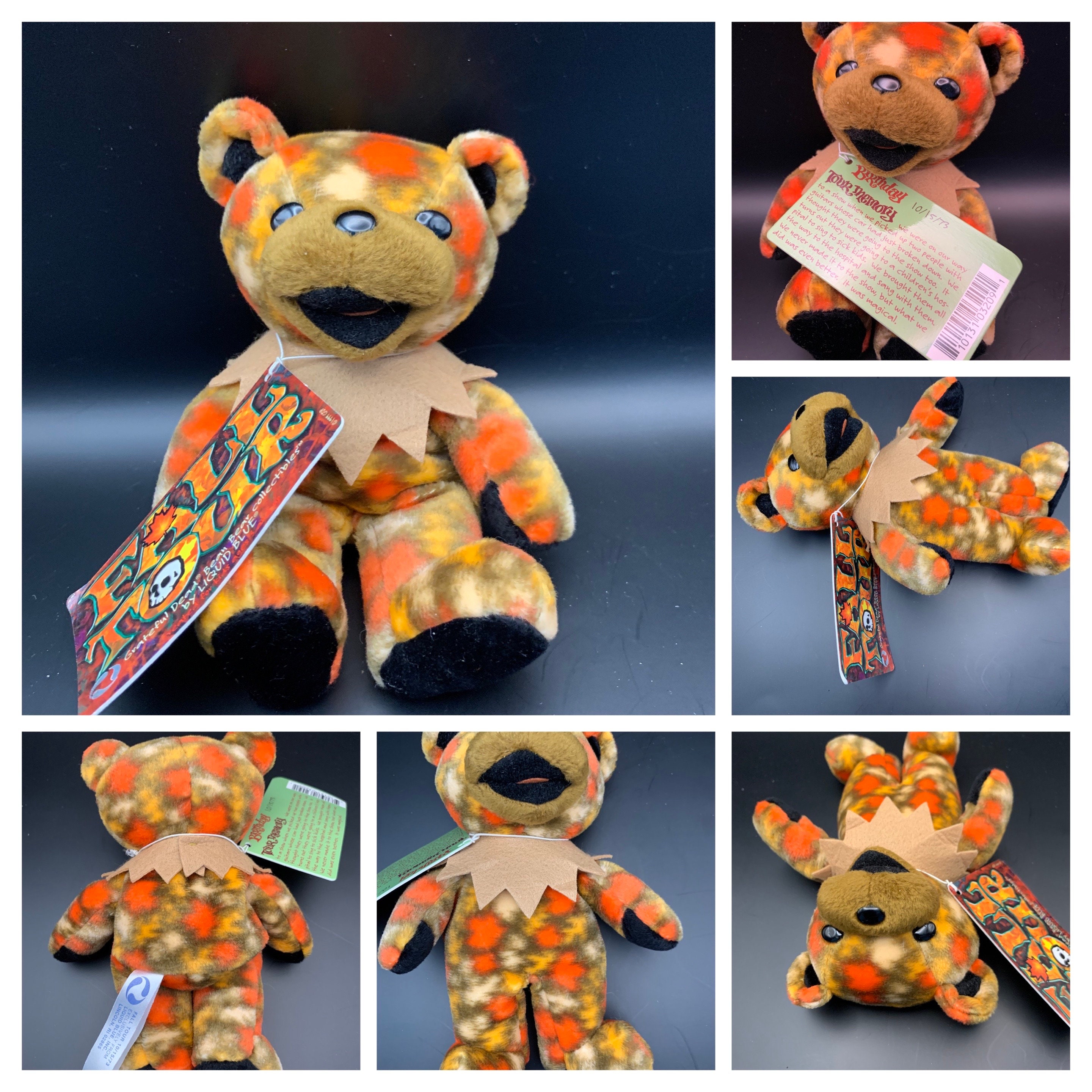 Edition 4 Grateful Dead Bean Bear Candy Man Deal Fall Tour Fire