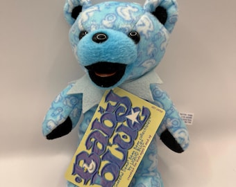 Tenth Generation Grateful Dead Liquid Blue Plush Bear, Beanie Bear