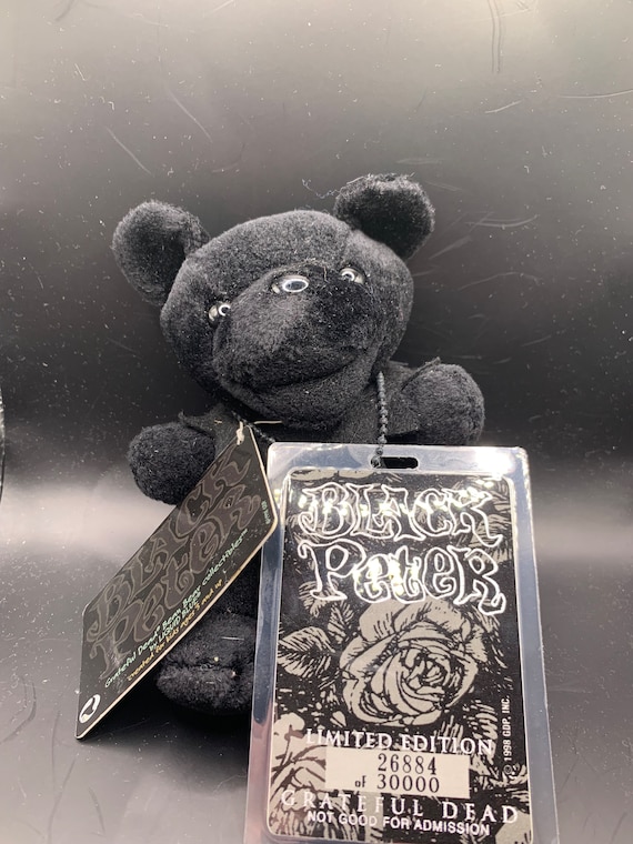 Black Peter Limited Edition Grateful Dead Bean Bear Collectible by 