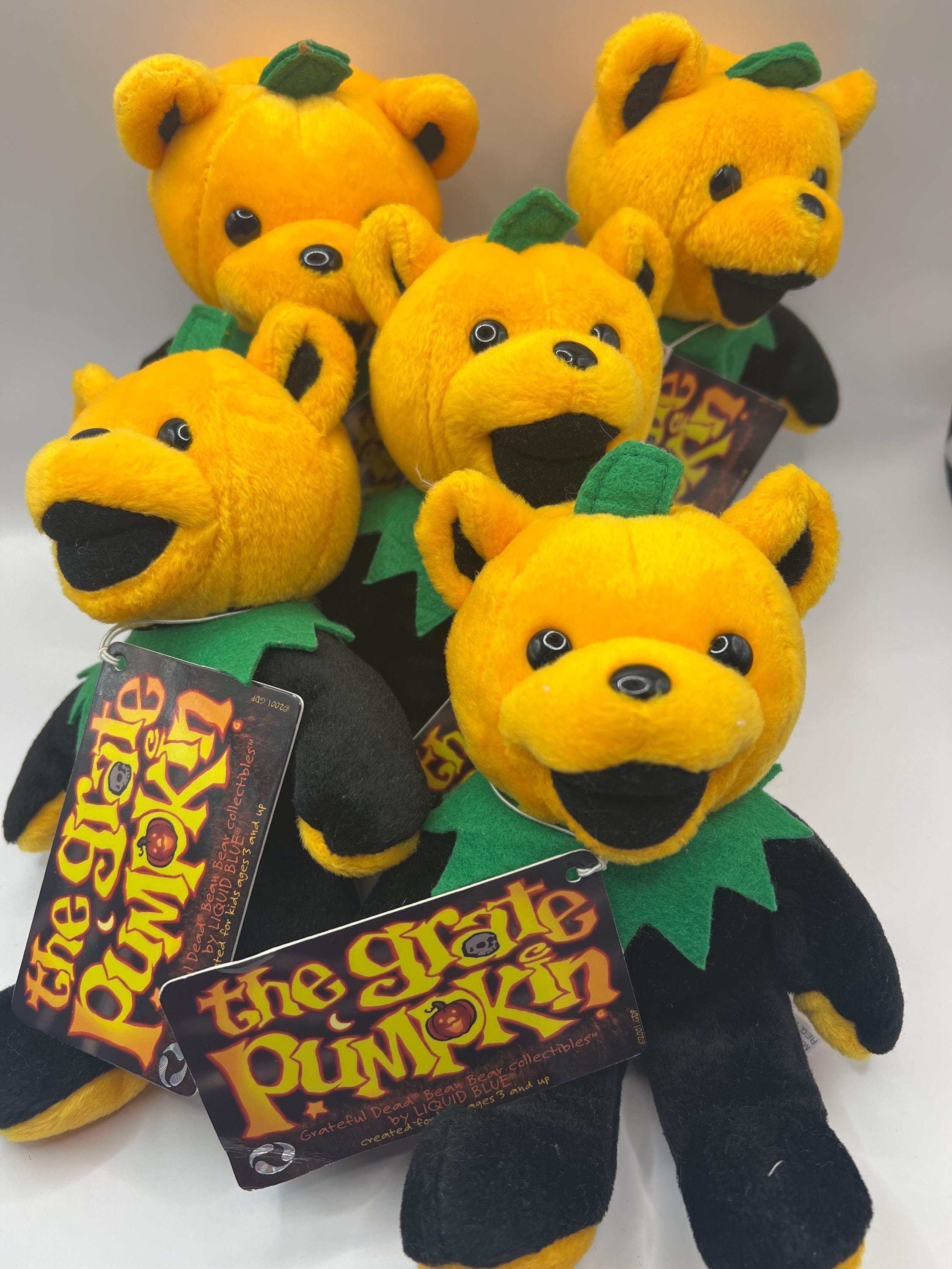 The Grate Pumpkin Grateful Dead Bean Bear Collectible by Liquid