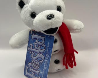 レアScarlet;Grateful dead bear Scarlet Grateful Dead Bean Bear Collectible by Liquid Blue