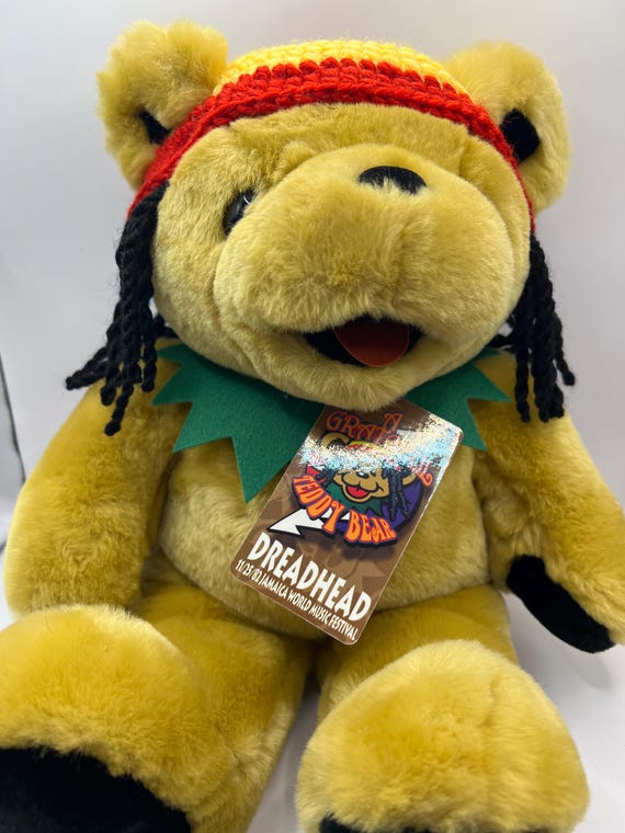 Dreadhead 14” Plush Grateful Dead Bean Bear Collectible by Liquid