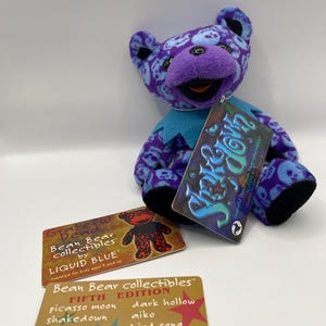 Shakedown Grateful Dead Bean Bear Collectible by Liquid Blue