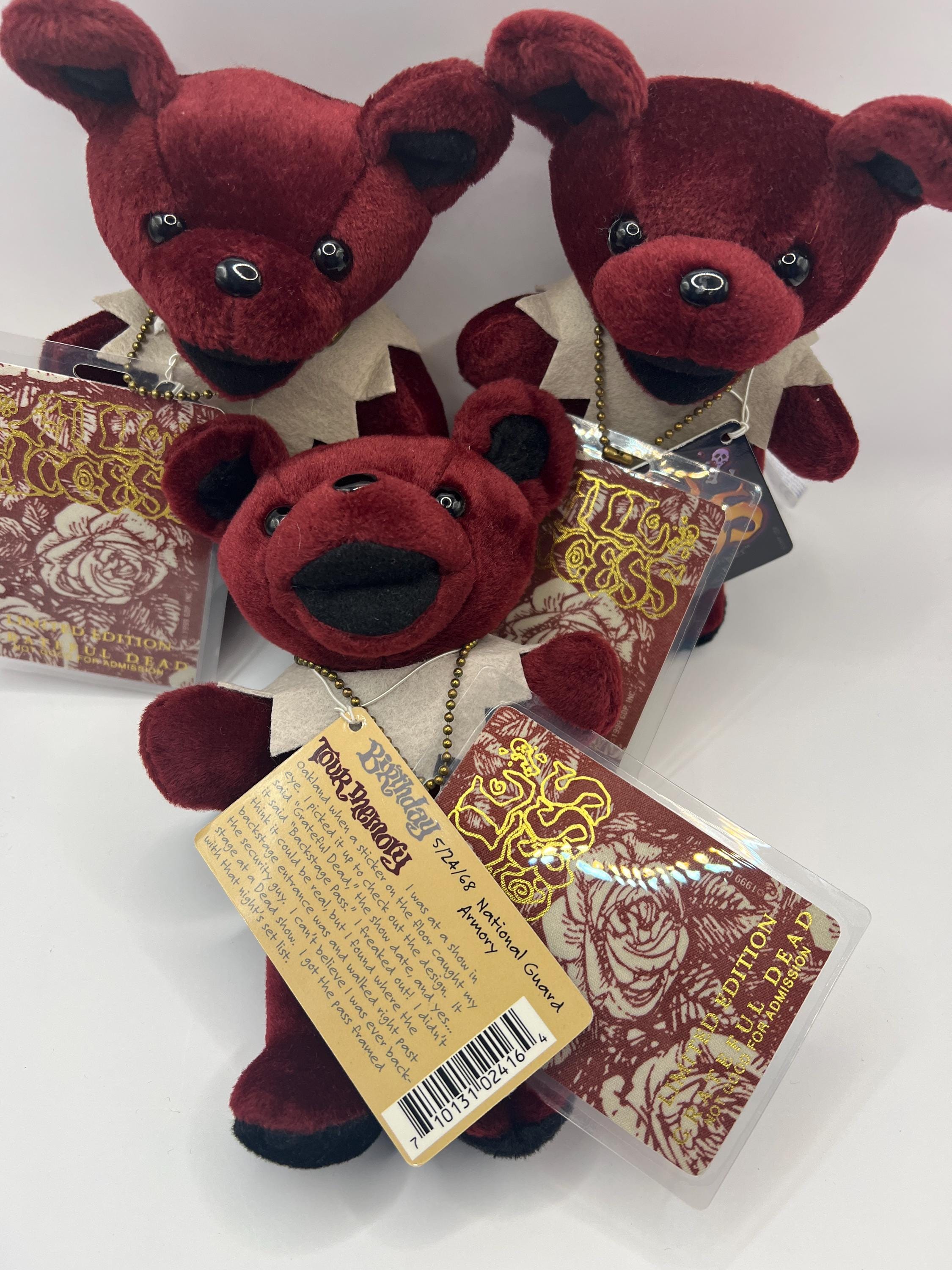 ぬいぐるみ Liberty;Grateful dead bear Tenth Generation Grateful Dead Liquid Blue Plush Bear