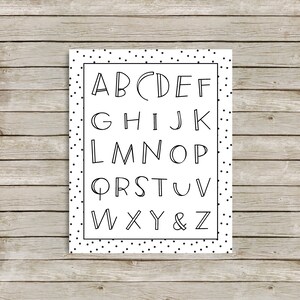 ABC Nursery Print 8x10