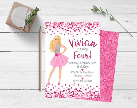 barbie birthday greeting cards